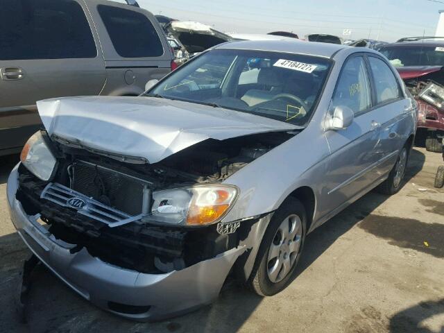 KNAFE121075443864 - 2007 KIA SPECTRA EX SILVER photo 2