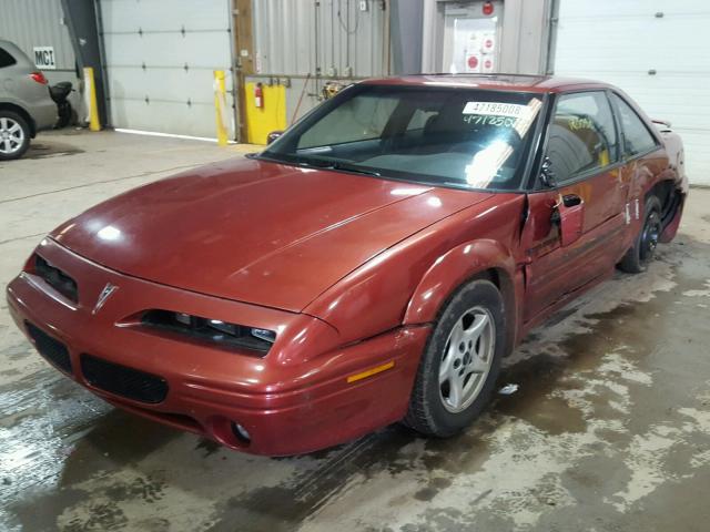 1G2WJ12M0TF232472 - 1996 PONTIAC GRAND PRIX MAROON photo 2