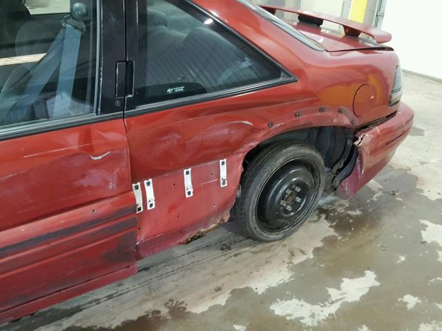 1G2WJ12M0TF232472 - 1996 PONTIAC GRAND PRIX MAROON photo 9