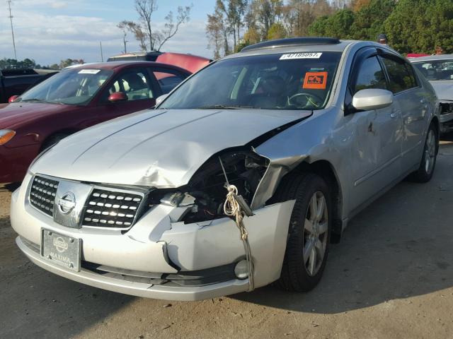 1N4BA41E84C909394 - 2004 NISSAN MAXIMA SE SILVER photo 2