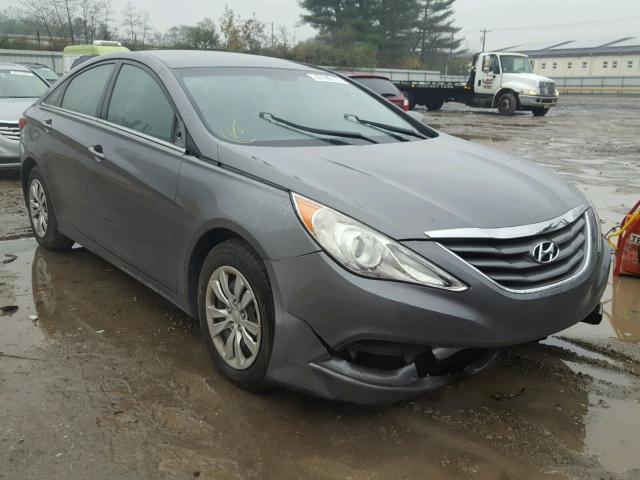 5NPEB4ACXDH615079 - 2013 HYUNDAI SONATA GRAY photo 1