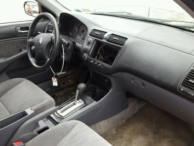 2HGES16535H546594 - 2005 HONDA CIVIC LX GRAY photo 5