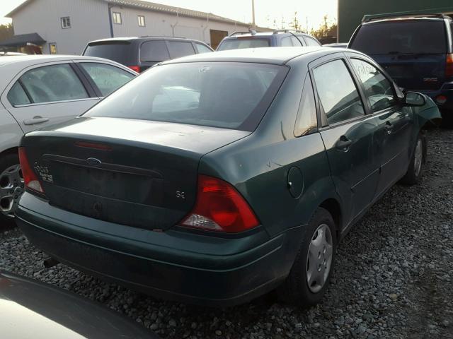 1FAFP34P91W190125 - 2001 FORD FOCUS SE GREEN photo 4