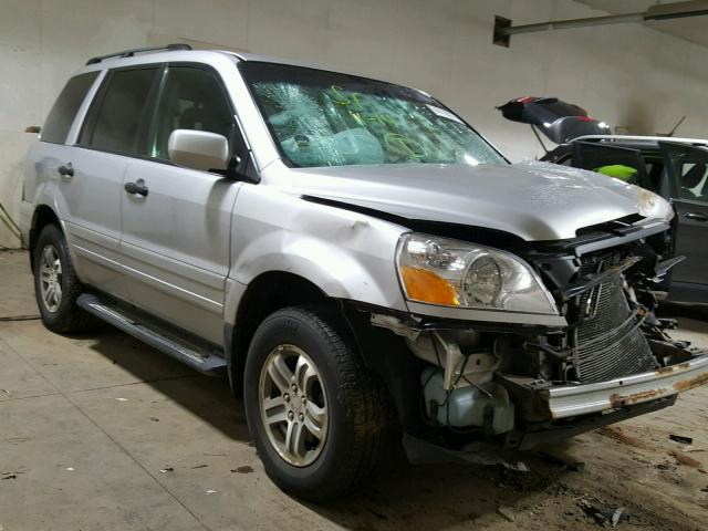 2HKYF18673H530960 - 2003 HONDA PILOT EXL SILVER photo 1