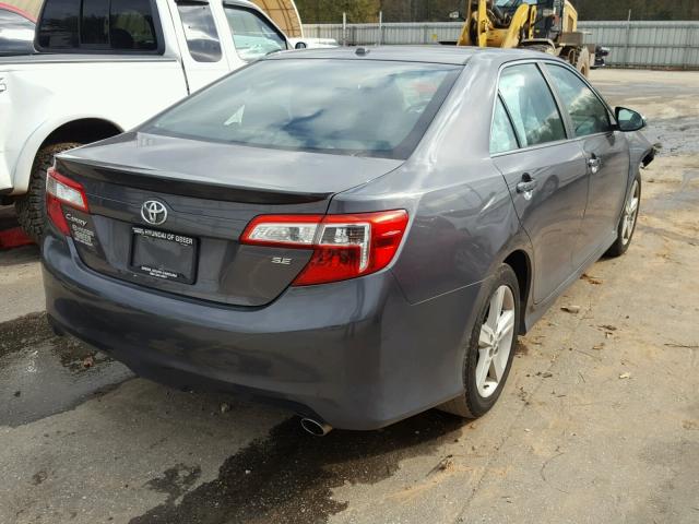 4T1BF1FK5CU115921 - 2012 TOYOTA CAMRY BASE GRAY photo 4