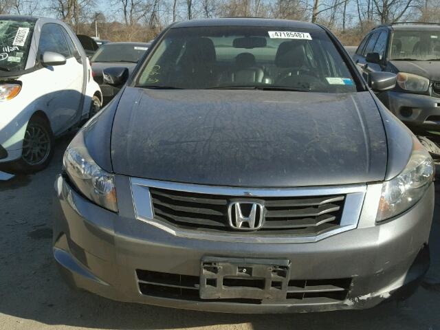 1HGCP26818A015762 - 2008 HONDA ACCORD EXL GRAY photo 9