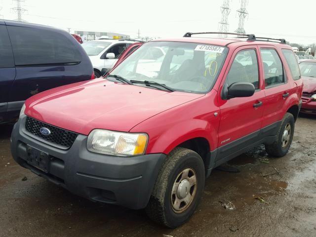 1FMYU01181KE82474 - 2001 FORD ESCAPE XLS RED photo 2