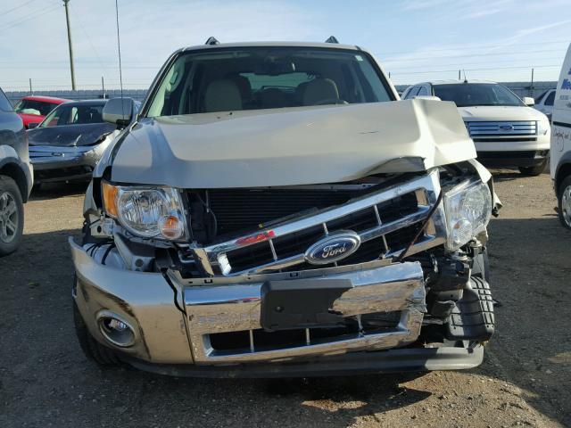 1FMCU9E75BKB33450 - 2011 FORD ESCAPE LIM GOLD photo 9