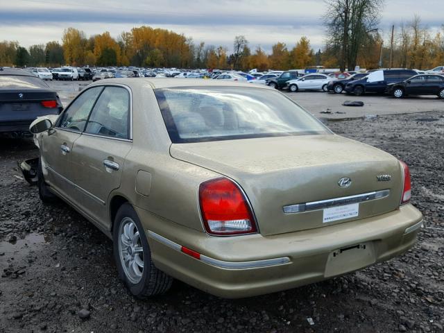 KMHFU45E22A162165 - 2002 HYUNDAI XG 350 GOLD photo 3