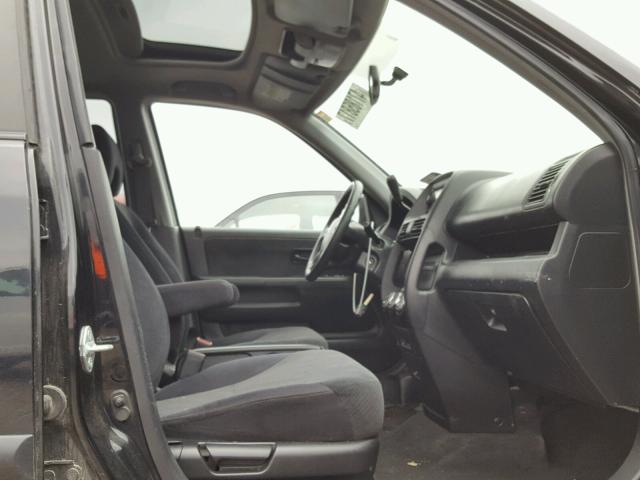 JHLRD78836C051940 - 2006 HONDA CR-V EX შავი ფოტო 5