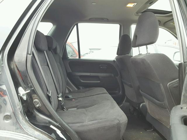 JHLRD78836C051940 - 2006 HONDA CR-V EX შავი ფოტო 6