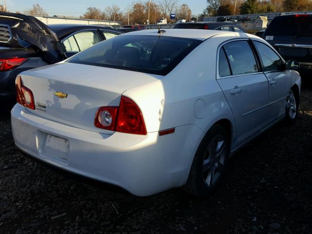 1G1ZB5E11BF357650 - 2011 CHEVROLET MALIBU LS WHITE photo 4