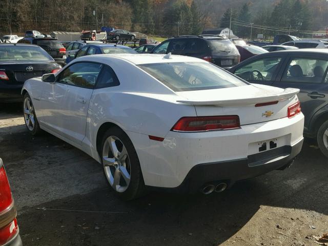 2G1FD1E36F9190823 - 2015 CHEVROLET CAMARO LT WHITE photo 3