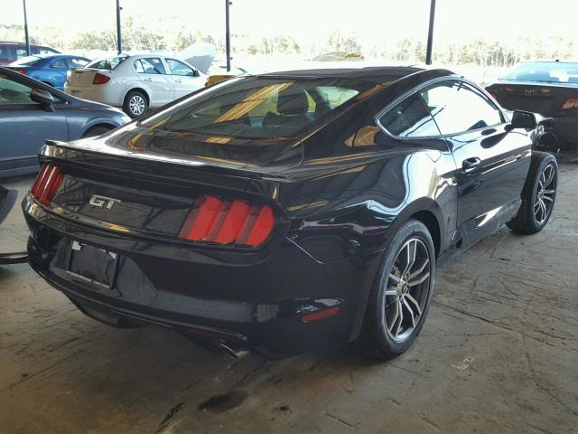 1FA6P8CF8H5358746 - 2017 FORD MUSTANG GT BLACK photo 4