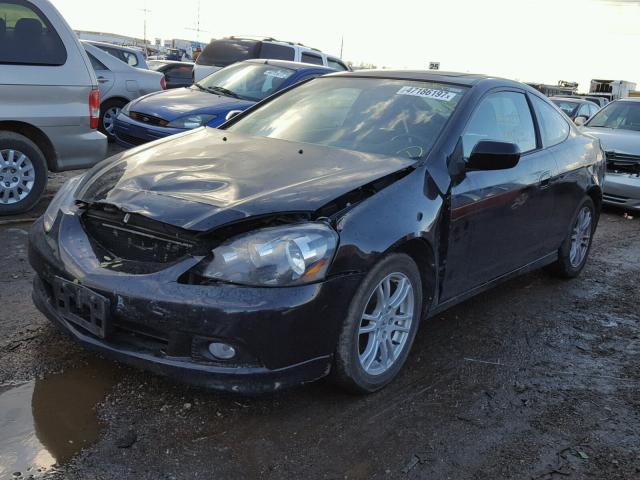 JH4DC54816S003927 - 2006 ACURA RSX BLACK photo 2