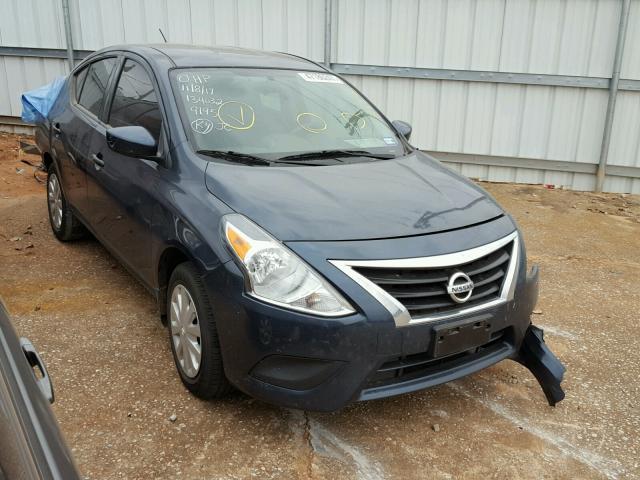 3N1CN7AP0GL839195 - 2016 NISSAN VERSA S BLUE photo 1