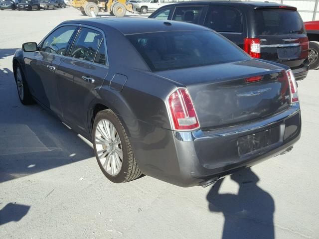 2C3CCAET4CH258880 - 2012 CHRYSLER 300C GRAY photo 3