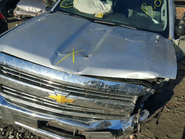 1GC4K0E85FF628409 - 2015 CHEVROLET SILVERADO SILVER photo 7