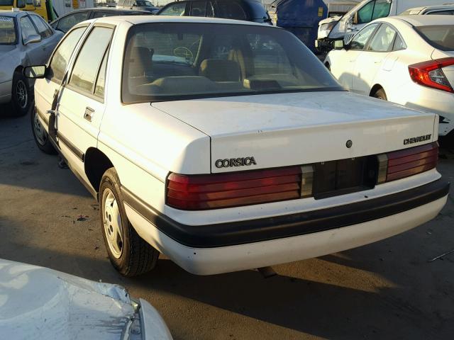 1G1LD55M8RY215935 - 1994 CHEVROLET CORSICA WHITE photo 3