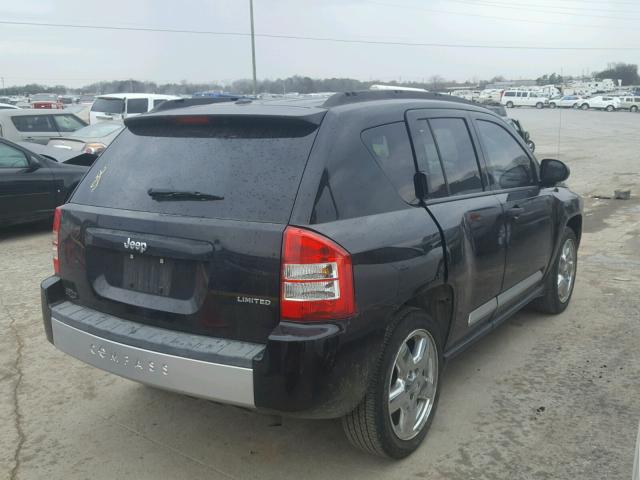 1J8FT57W47D195296 - 2007 JEEP COMPASS LI BLACK photo 4