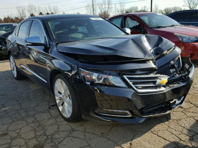 1G1165S35FU109183 - 2015 CHEVROLET IMPALA LTZ BLACK photo 1