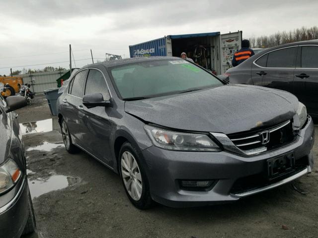 1HGCR3F89EA031302 - 2014 HONDA ACCORD EXL GRAY photo 1