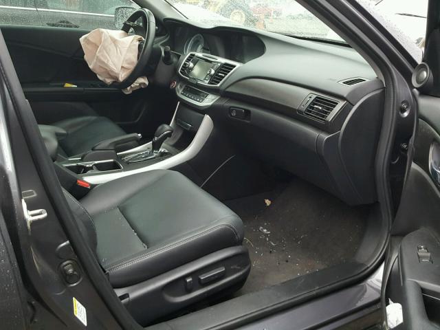 1HGCR3F89EA031302 - 2014 HONDA ACCORD EXL GRAY photo 5