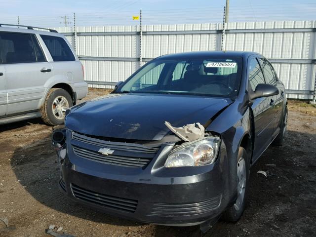 1G1AC5F55A7200062 - 2010 CHEVROLET COBALT 1LT BLACK photo 2