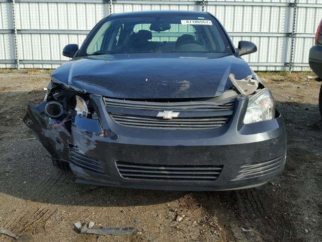 1G1AC5F55A7200062 - 2010 CHEVROLET COBALT 1LT BLACK photo 9