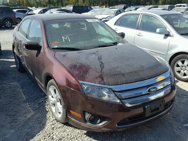 3FAHP0HA1CR160880 - 2012 FORD FUSION SE BROWN photo 1