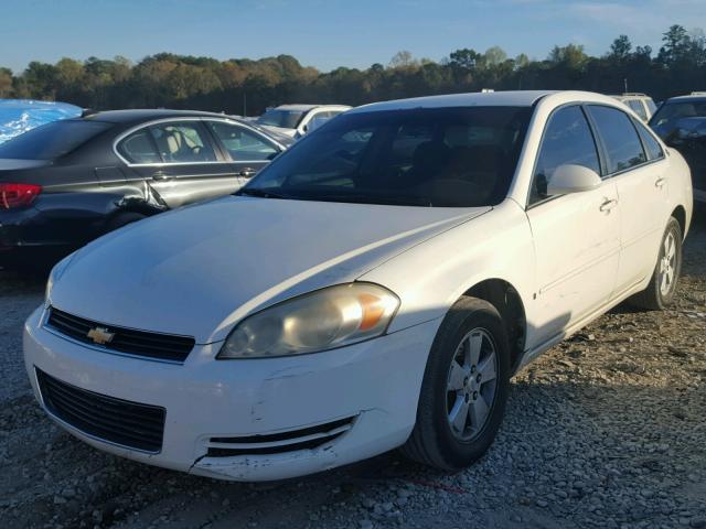 2G1WT55K769137999 - 2006 CHEVROLET IMPALA LT WHITE photo 2