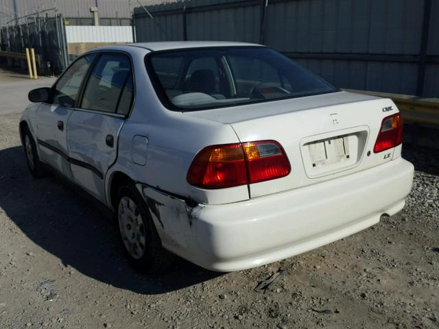 1HGEJ6576XL048706 - 1999 HONDA CIVIC LX WHITE photo 3