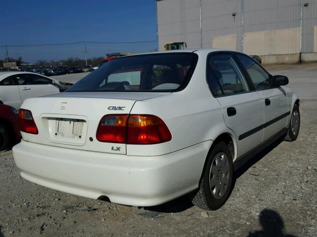 1HGEJ6576XL048706 - 1999 HONDA CIVIC LX WHITE photo 4