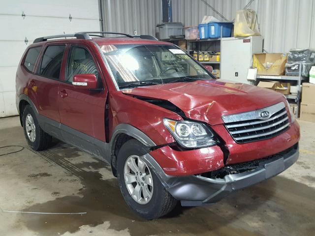 KNDJH741795035112 - 2009 KIA BORREGO LX RED photo 1