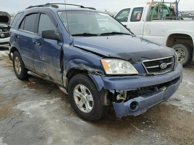 KNDJC733265533926 - 2006 KIA SORENTO EX BLUE photo 1