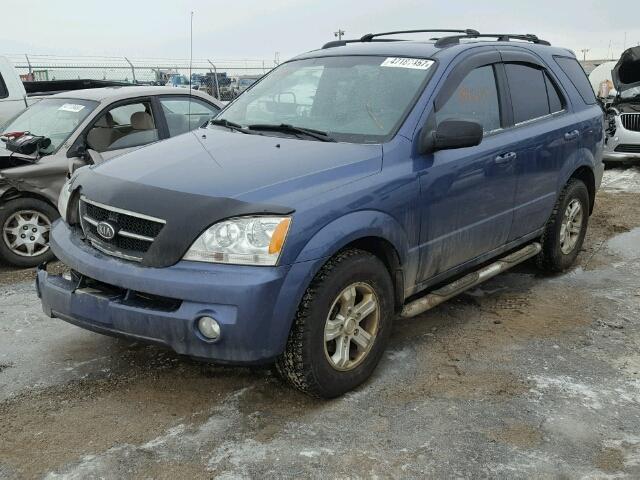 KNDJC733265533926 - 2006 KIA SORENTO EX BLUE photo 2