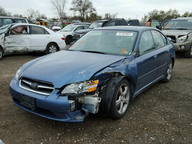 4S3BL616077208628 - 2007 SUBARU LEGACY 2.5 BLUE photo 2