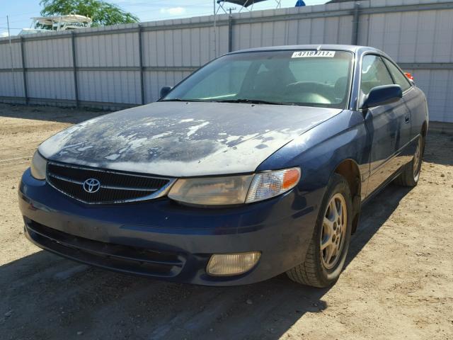 2T1CF22P31C451562 - 2001 TOYOTA CAMRY SOLA BLUE photo 2