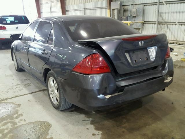 1HGCM563X7A207100 - 2007 HONDA ACCORD SE GRAY photo 3