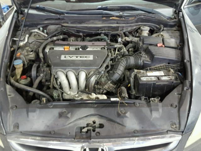 1HGCM563X7A207100 - 2007 HONDA ACCORD SE GRAY photo 7