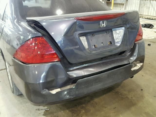 1HGCM563X7A207100 - 2007 HONDA ACCORD SE GRAY photo 9