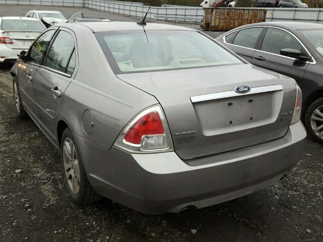 3FAHP08138R196836 - 2008 FORD FUSION SEL GRAY photo 3