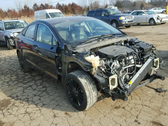 3FA6P0HD0GR278085 - 2016 FORD FUSION SE BLACK photo 1