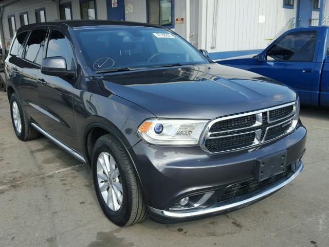 1C4RDHAG0FC169481 - 2015 DODGE DURANGO GRAY photo 1