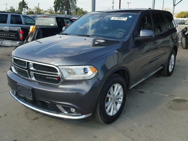 1C4RDHAG0FC169481 - 2015 DODGE DURANGO GRAY photo 2