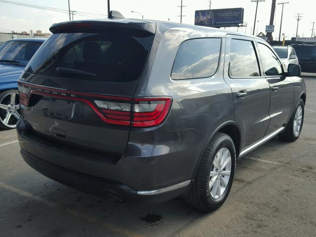 1C4RDHAG0FC169481 - 2015 DODGE DURANGO GRAY photo 4