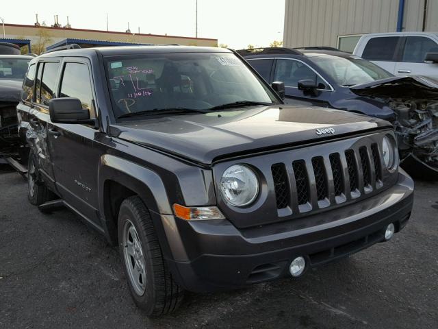 1C4NJPBB4GD574355 - 2016 JEEP PATRIOT SP GRAY photo 1