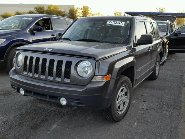 1C4NJPBB4GD574355 - 2016 JEEP PATRIOT SP GRAY photo 2