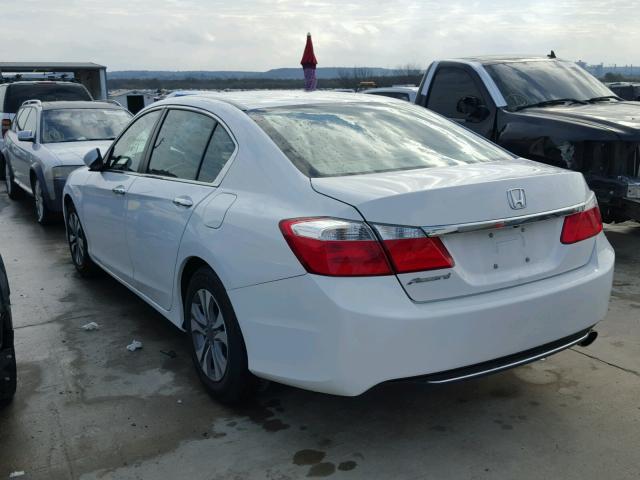 1HGCR2F38FA088154 - 2015 HONDA ACCORD LX WHITE photo 3