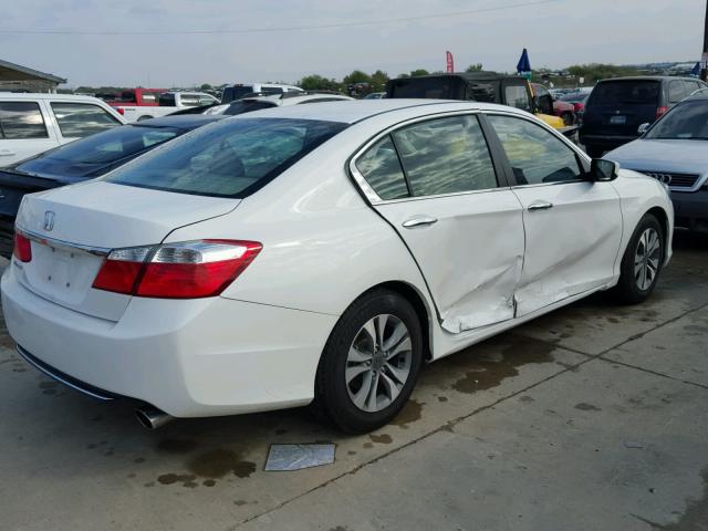 1HGCR2F38FA088154 - 2015 HONDA ACCORD LX WHITE photo 4